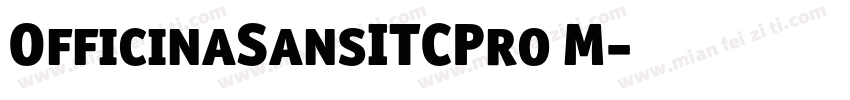 OfficinaSansITCPro M字体转换
